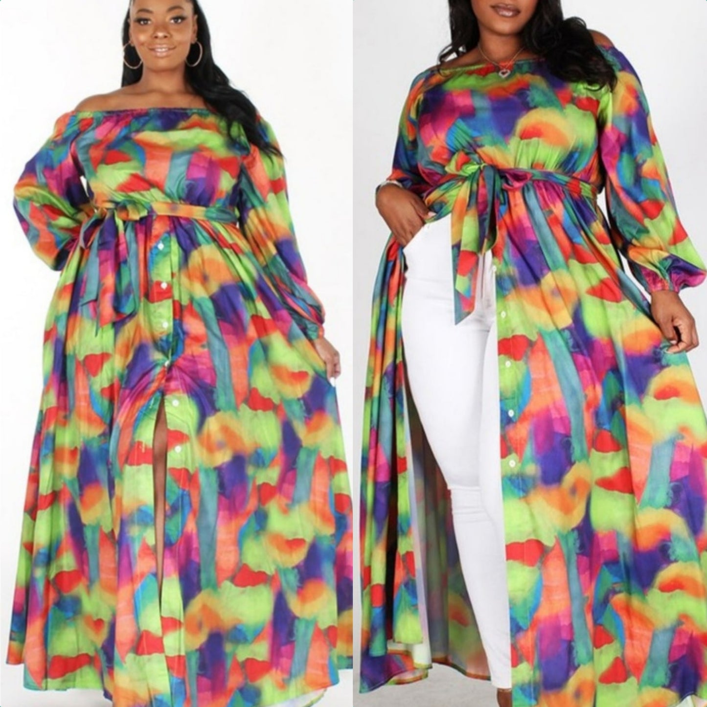 The "Layla" Maxi Dress (Curvy Chic)