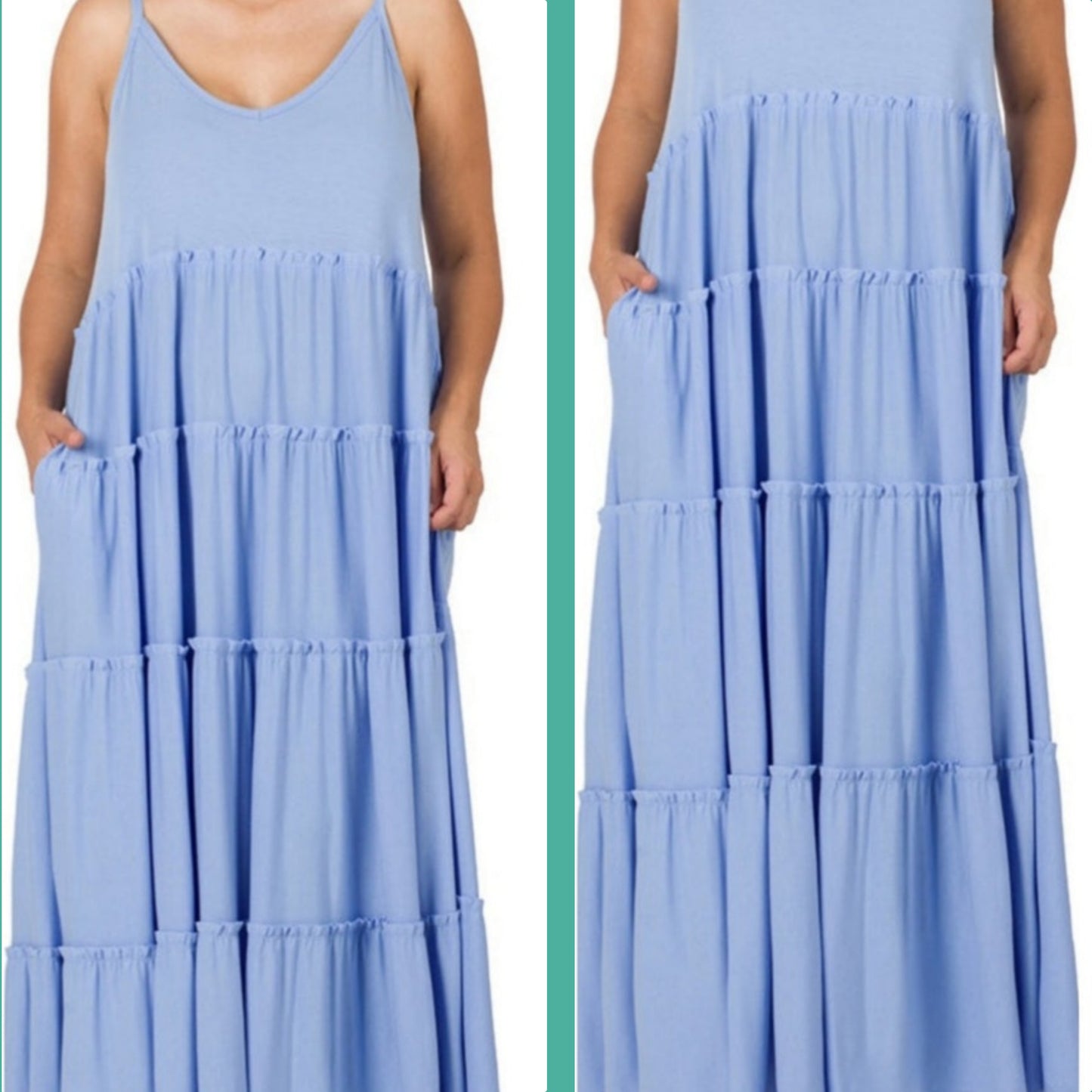 The "Go With The Flow" Maxi Dress (Curvy Chic)